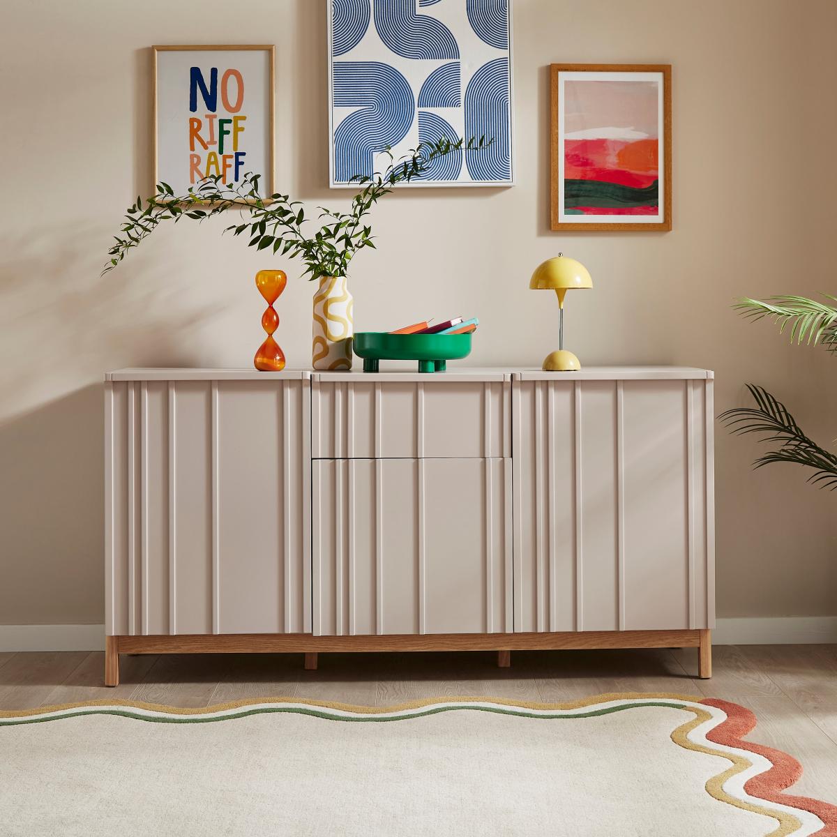 Elements Thompson Large Sideboard Mushroom (Grey) – image 2