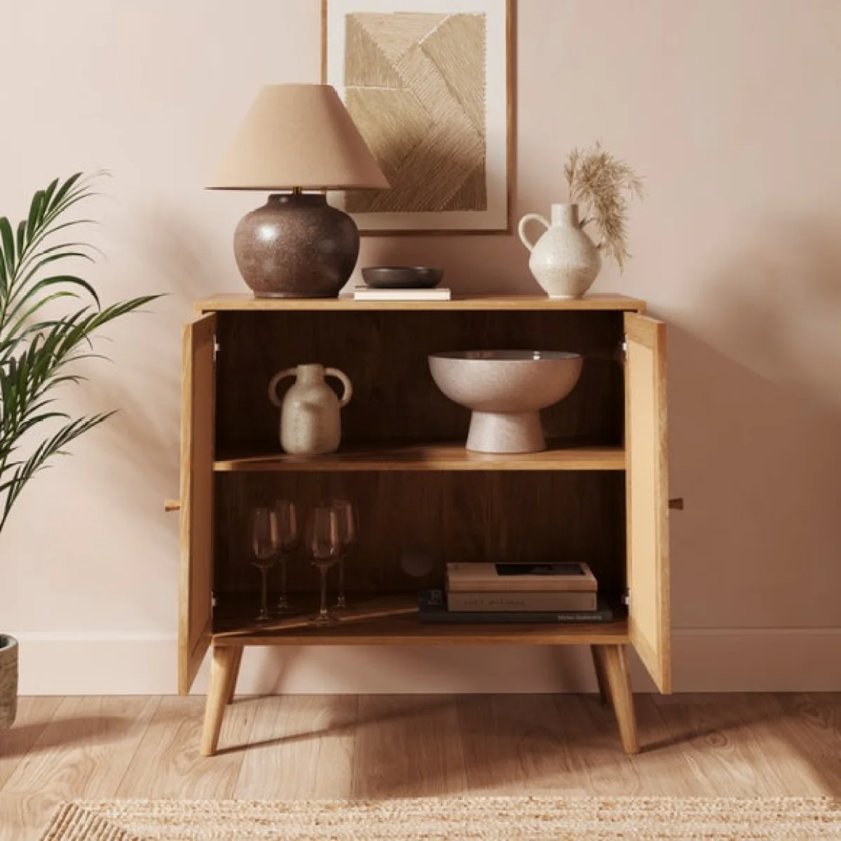Jordyn Small Sideboard, Mango Wood Effect – image 2