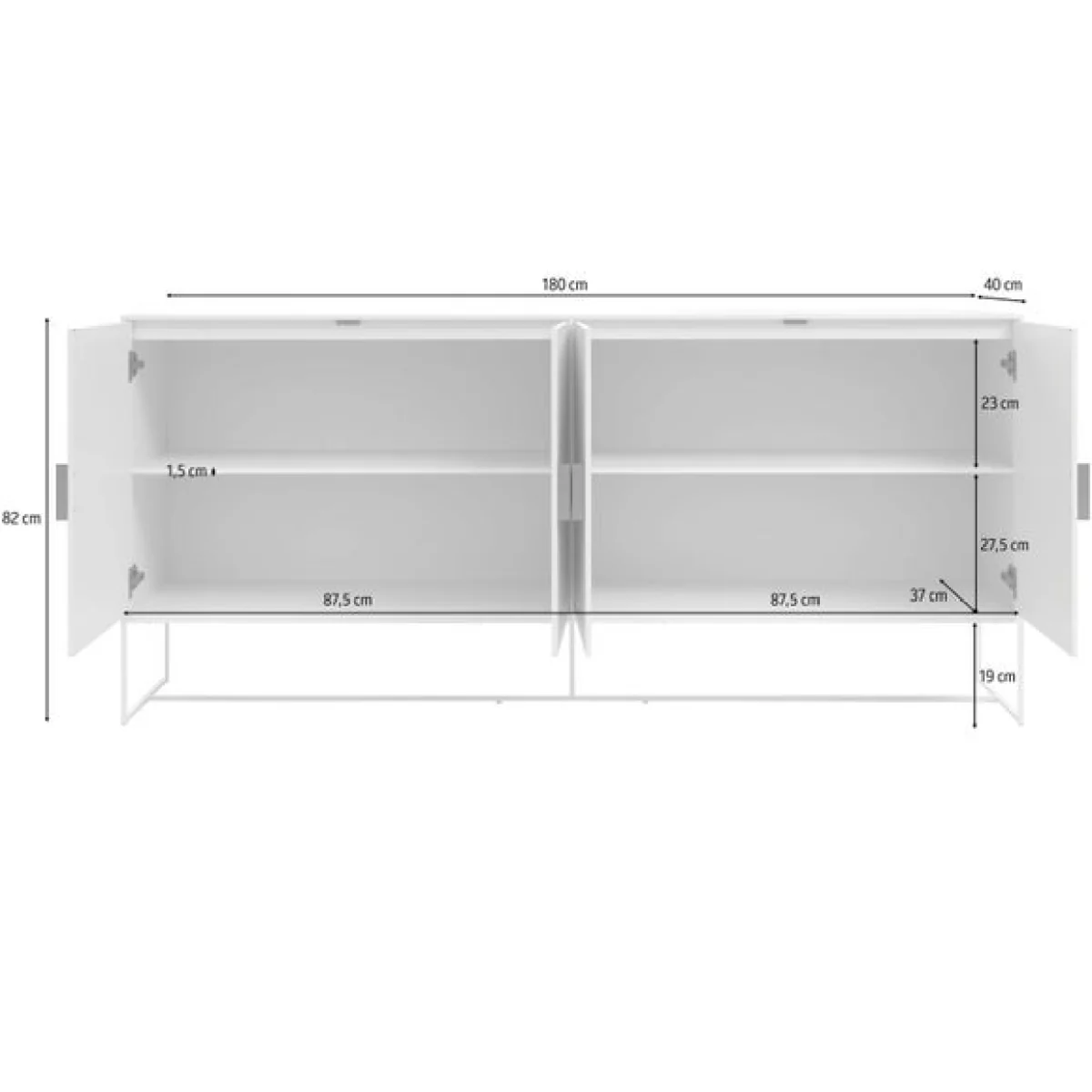 Asia Extra Wide Sideboard – image 6