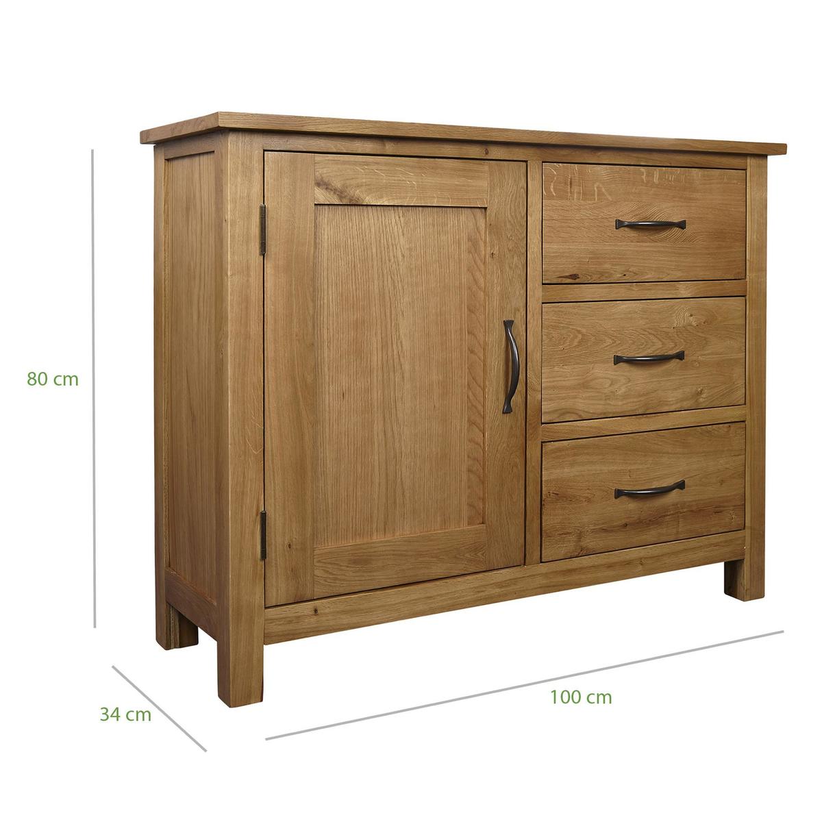 Sidmouth Oak Sideboard Light Brown / Natural – image 3