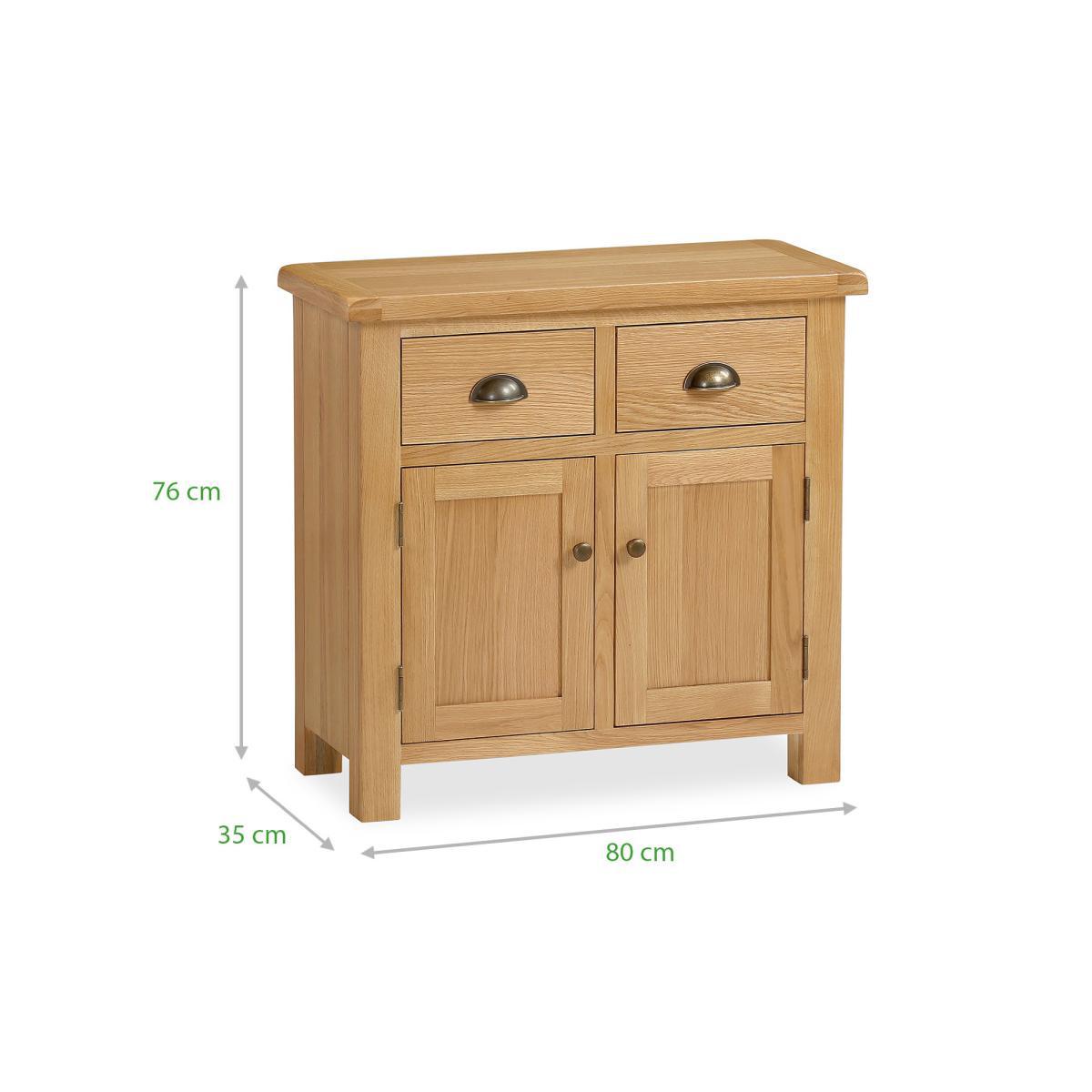Sherbourne Oak Mini Sideboard Natural – image 7