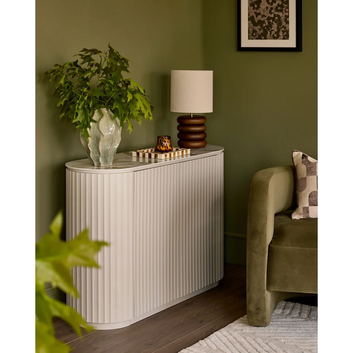 Austin natural ceramic compact sideboard – image 4