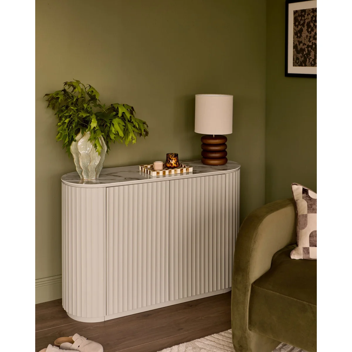 Austin natural ceramic compact sideboard – image 6