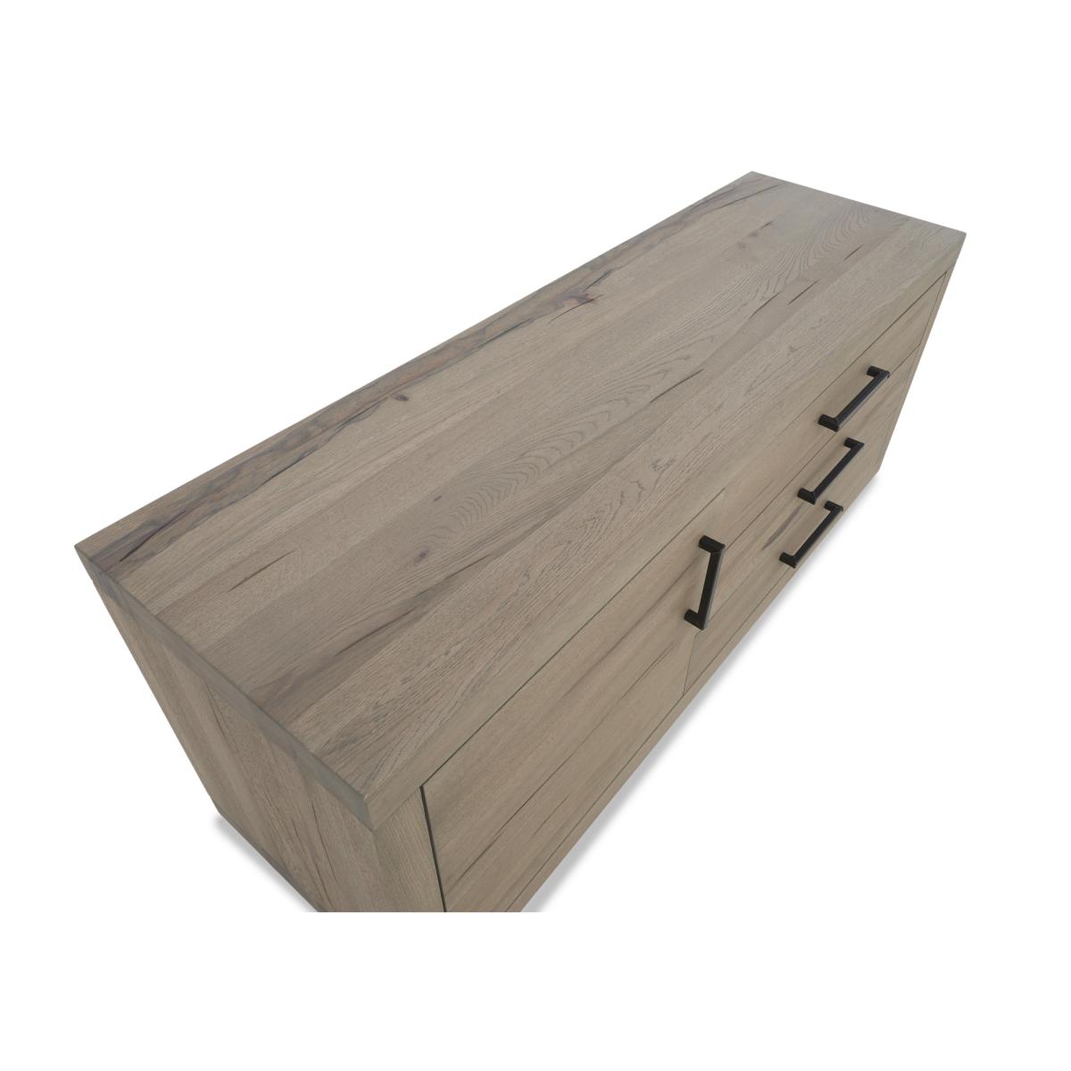Bodahl - Compact Terra 1 Door 3 Drawer Sideboard - Natura Bianca – image 3