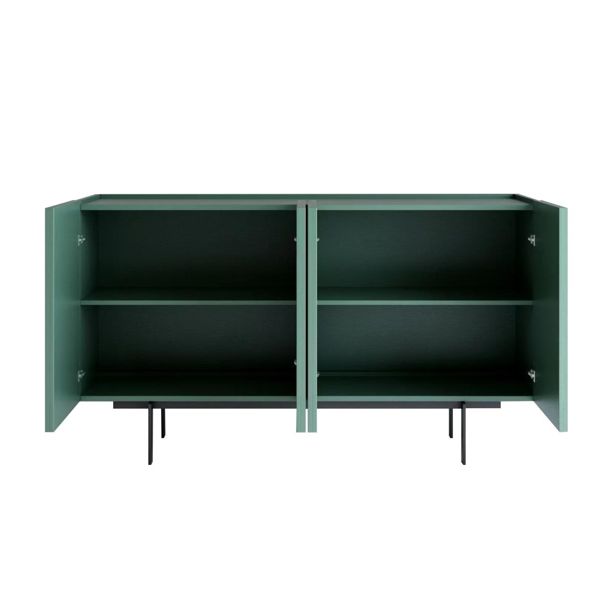 Green Storage Sideboard with 4 Doors - Helmer – image 3