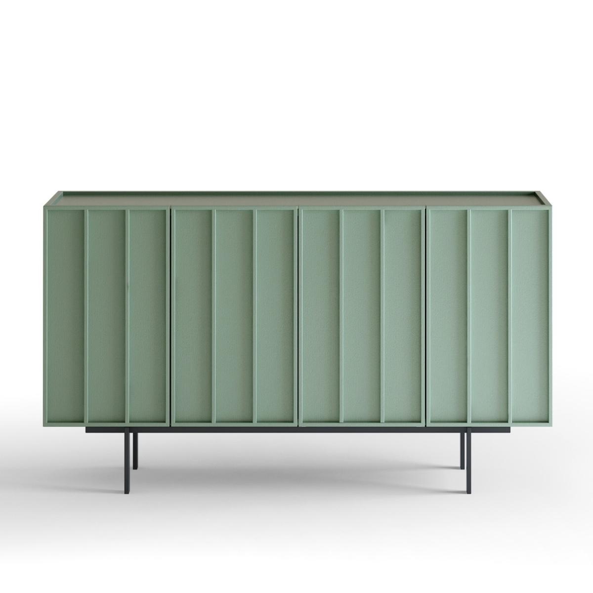 Green Storage Sideboard with 4 Doors - Helmer – image 4