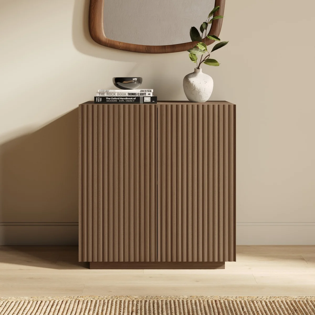 Small Walnut Fluted Sideboard - Hazel – image 3