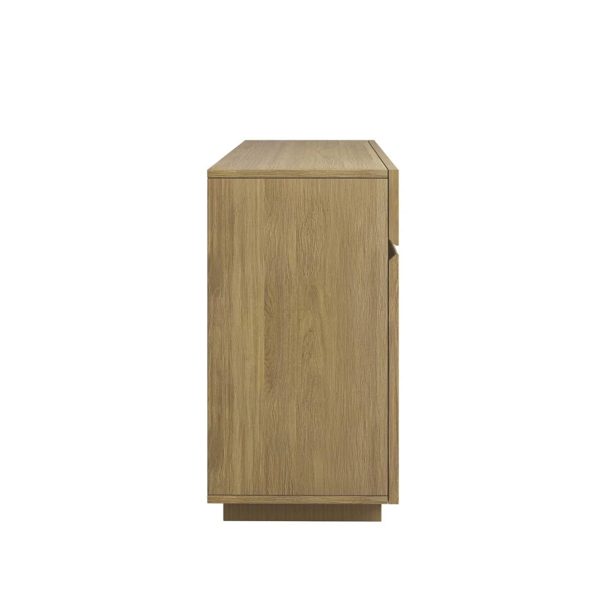 Large Oak Fluted Sideboard with Cupboards and Drawers - Hazel – image 8