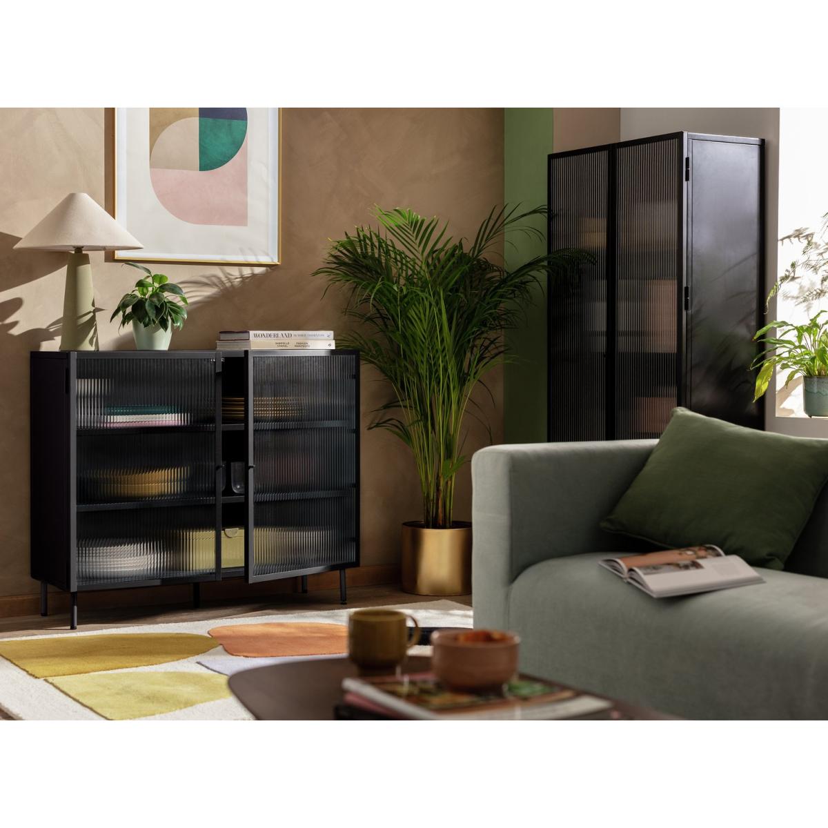 Habitat Morillo 2 Door Sideboard - Black – image 2