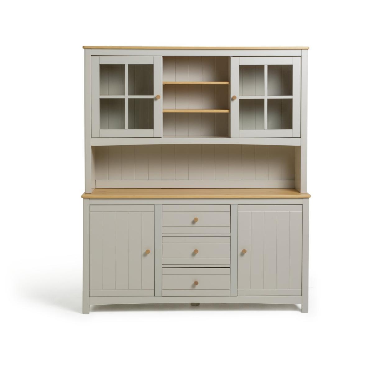 Habitat Bournemouth 4 Door 3 Drawer Sideboard -Light Grey – image 4