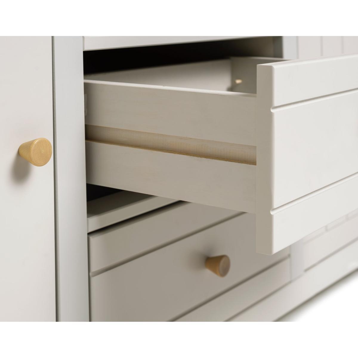Habitat Bournemouth 4 Door 3 Drawer Sideboard -Light Grey – image 7