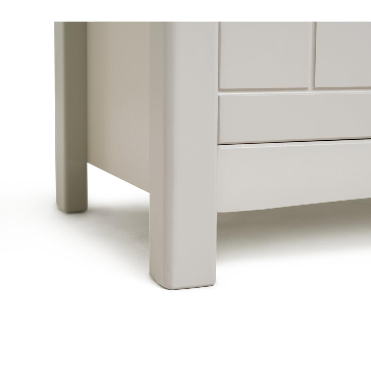 Habitat Bournemouth 4 Door 3 Drawer Sideboard -Light Grey – image 9