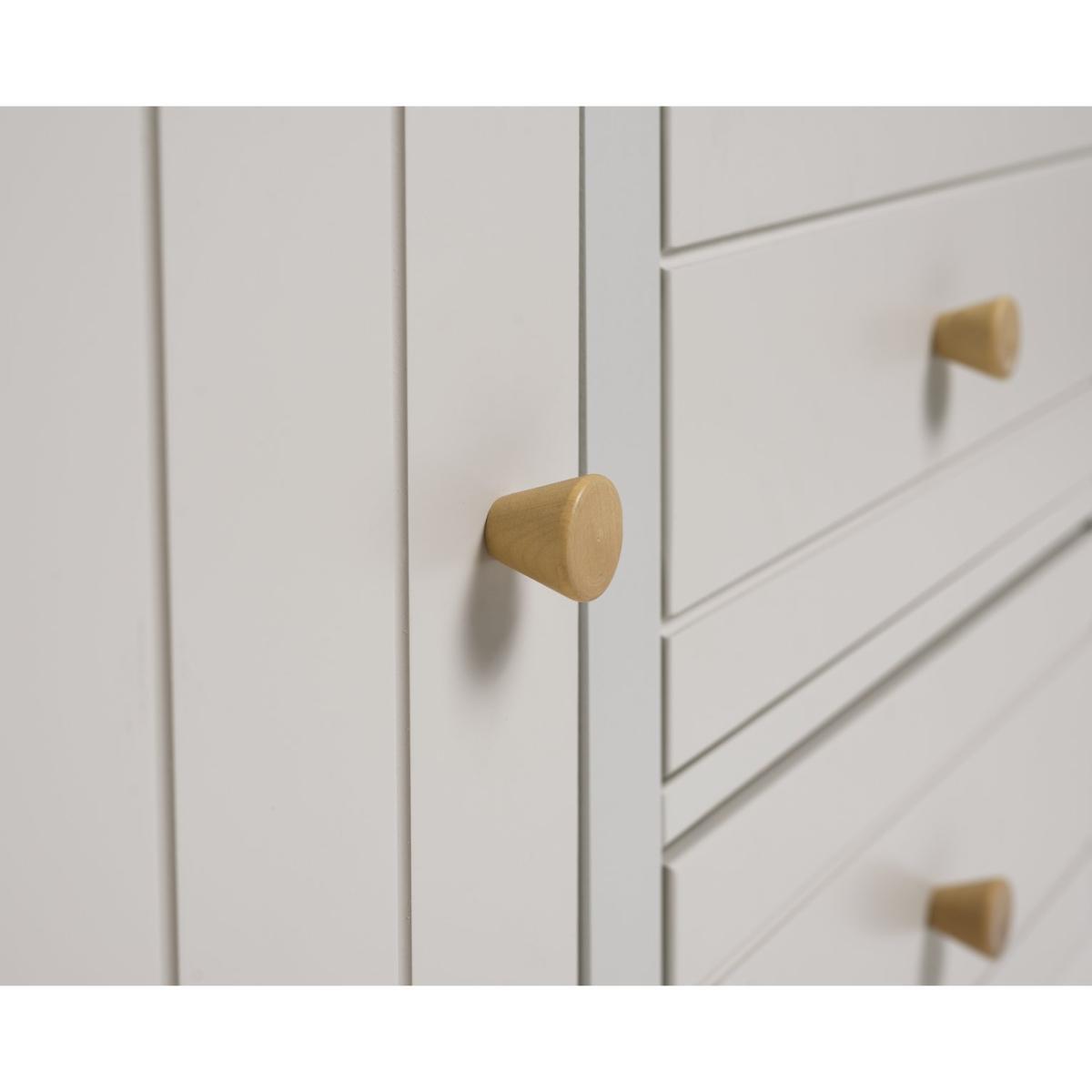Habitat Bournemouth 4 Door 3 Drawer Sideboard -Light Grey – image 10