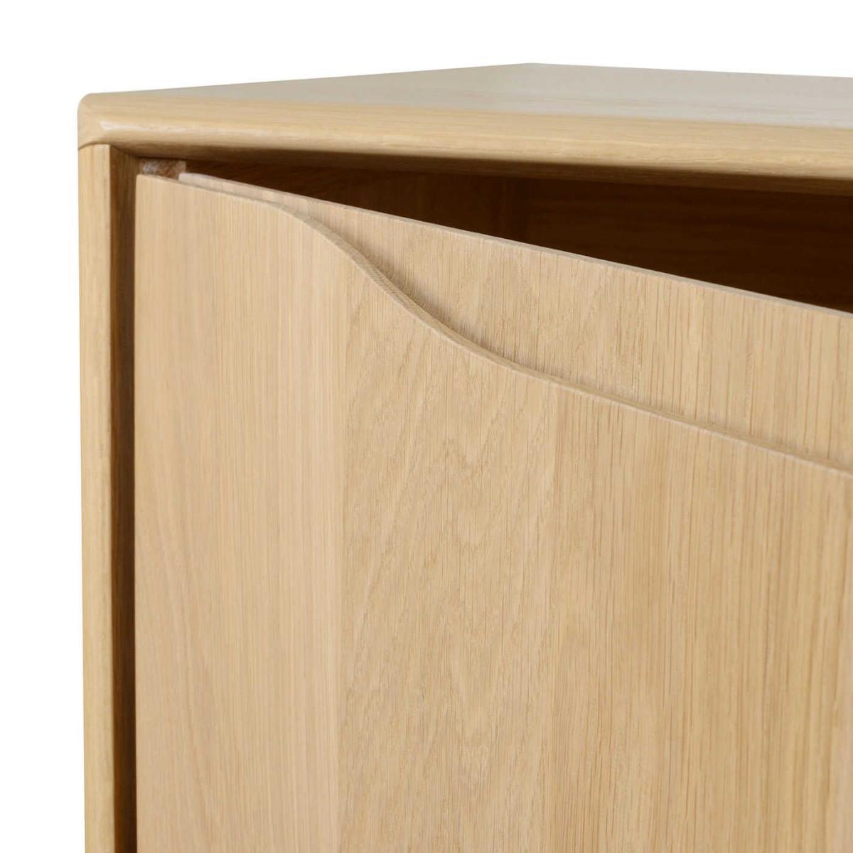 Ercol Romana Small Sideboard 3 Drawer Dead Matt Oak - Heal's UK Furniture – image 5