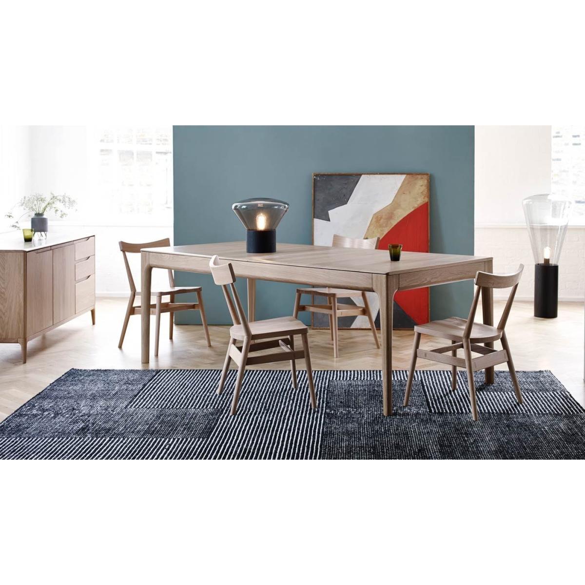 Ercol Romana Small Sideboard 3 Drawer Dead Matt Oak - Heal's UK Furniture – image 8