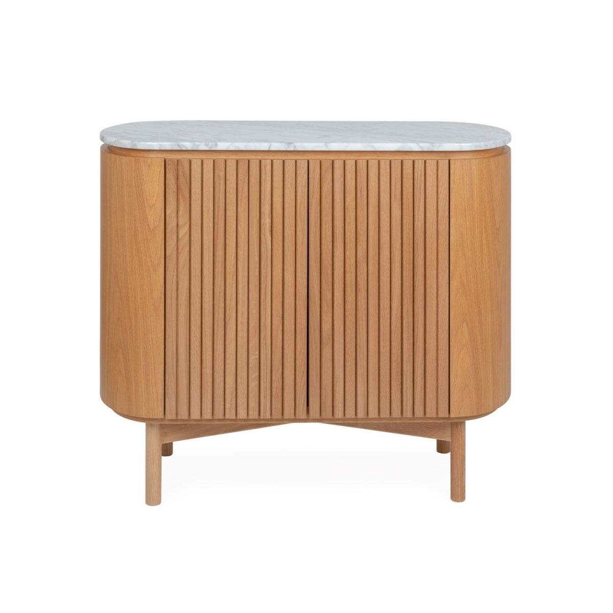 Heal's Remi Sideboard Small Walnut and Black Marble - Heal's UK Furniture – image 2