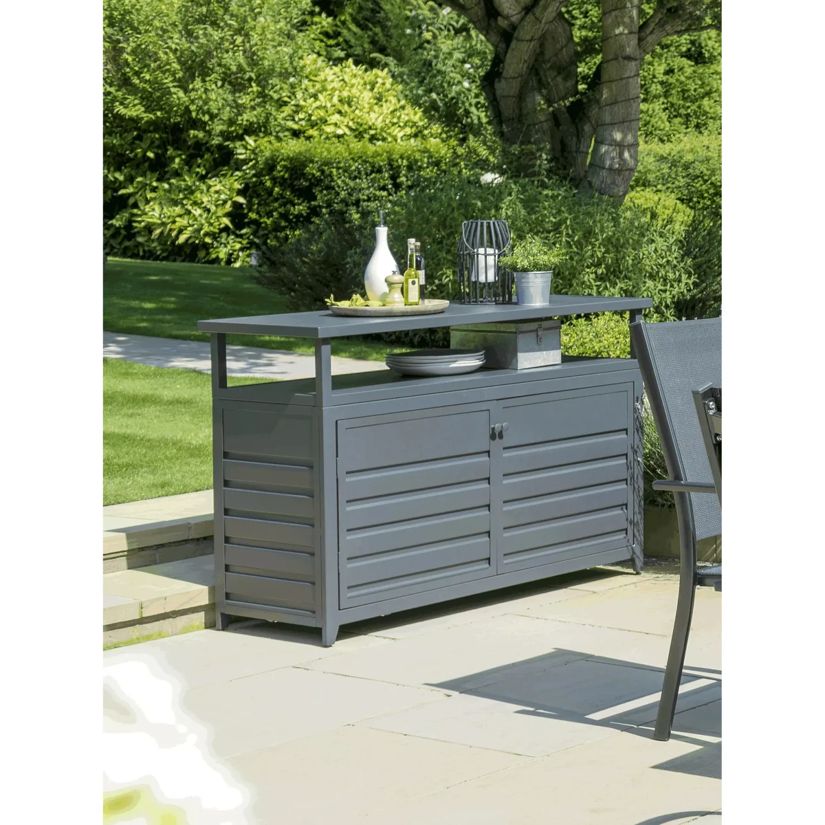 KETTLER Aluminium Garden Sideboard, Anthracite – image 4