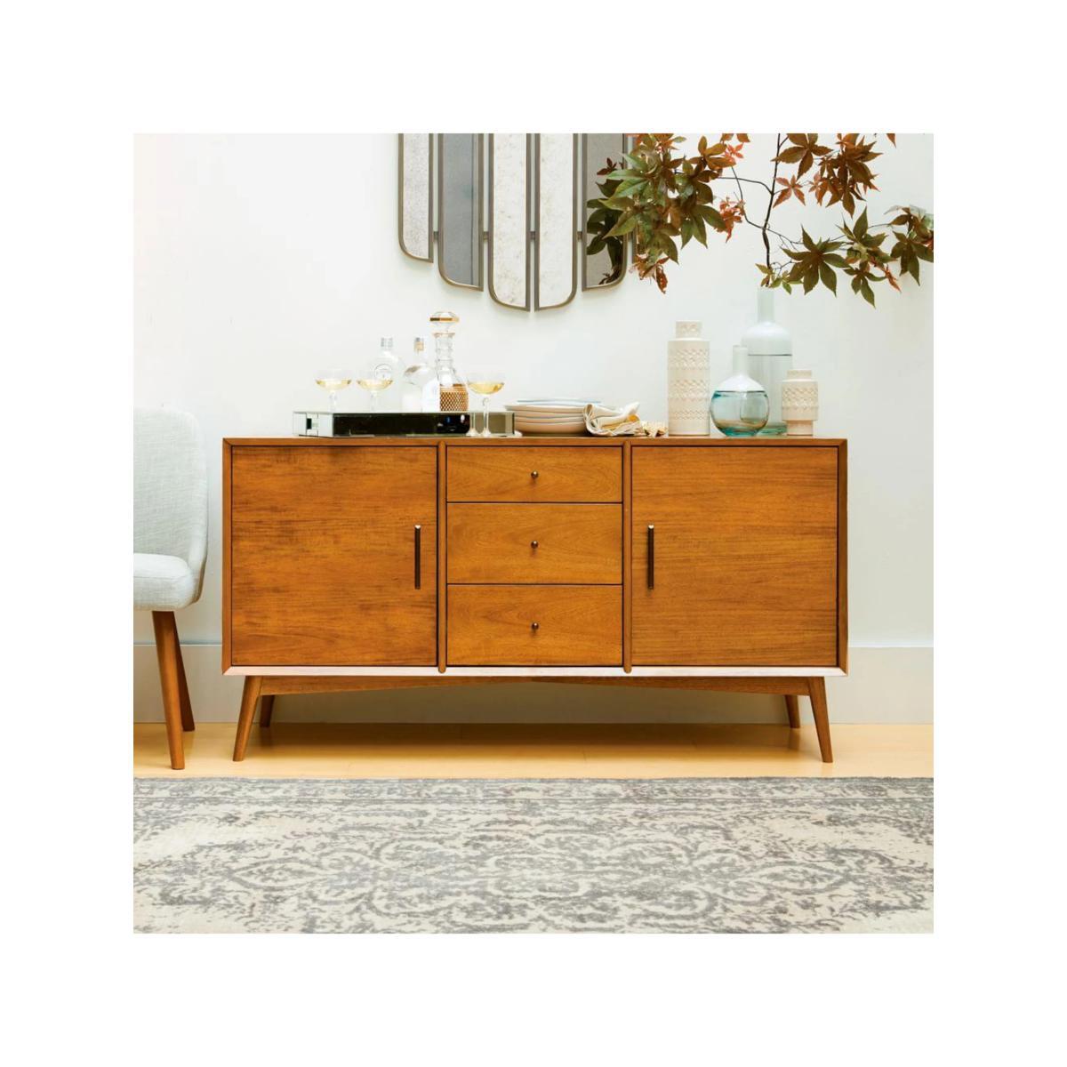 west elm Mid-Century Large Sideboard, FSC-Certified (Eucalyptus Wood), Acorn – image 2