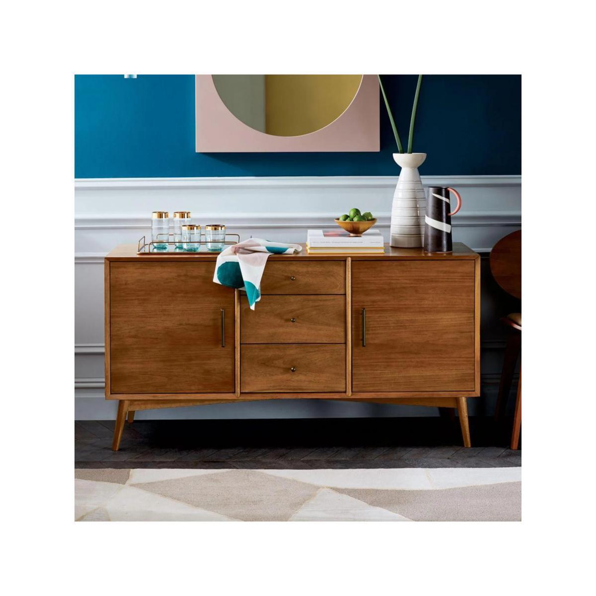 west elm Mid-Century Large Sideboard, FSC-Certified (Eucalyptus Wood), Acorn – image 8