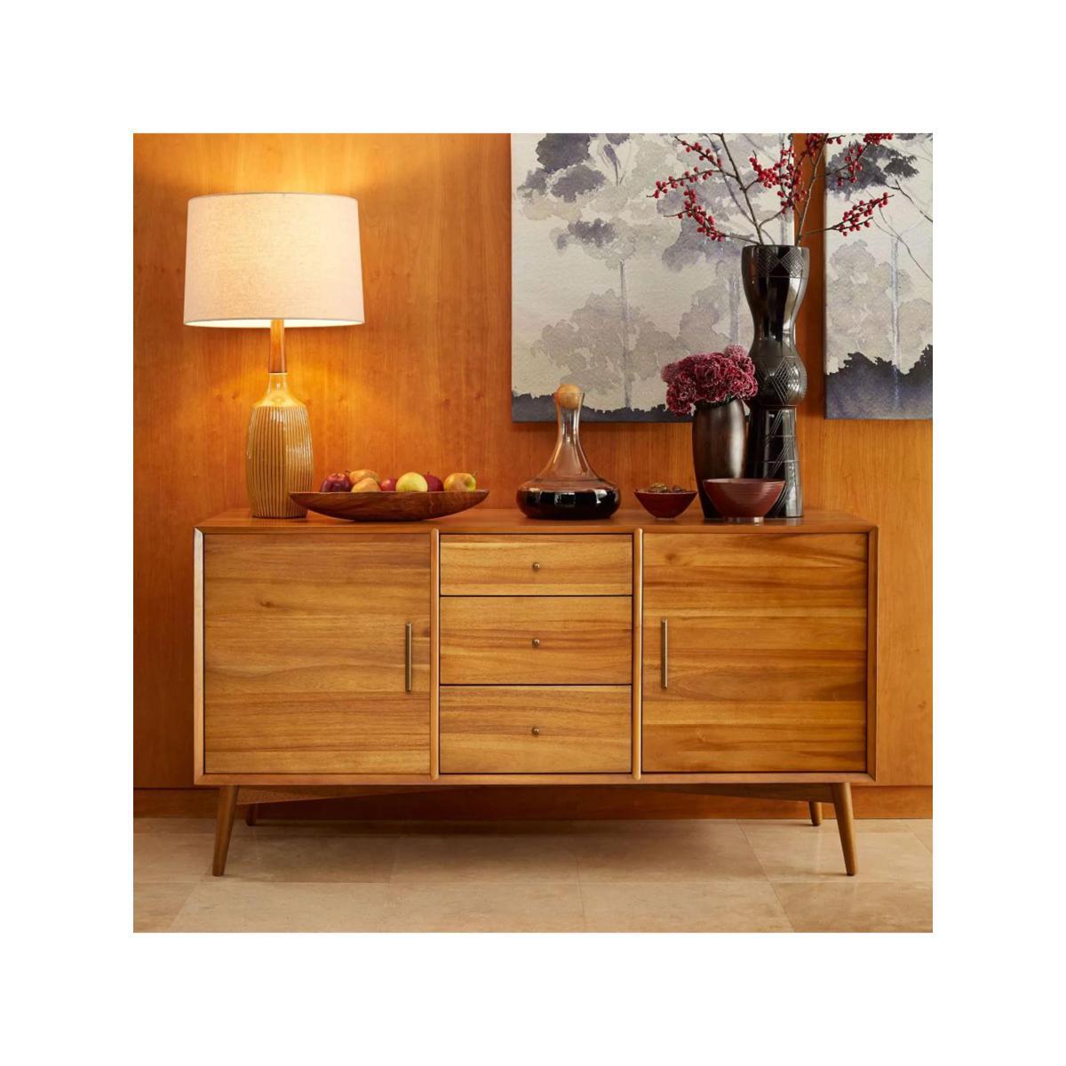 west elm Mid-Century Large Sideboard, FSC-Certified (Eucalyptus Wood), Acorn – image 9