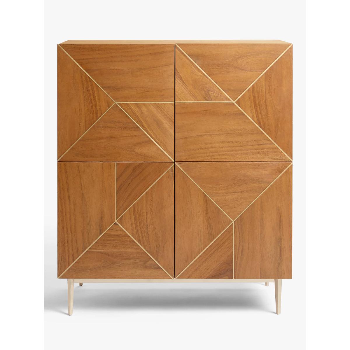 John Lewis & Partners + Swoon Mendel 2 Door Storage Cabinet, Brown – image 2