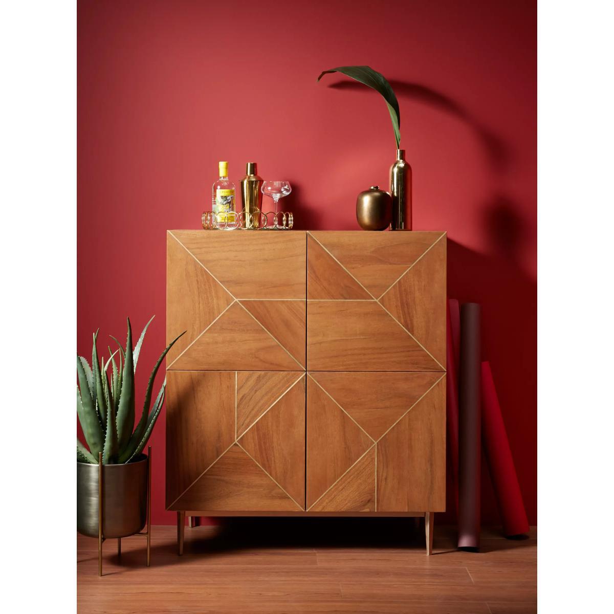 John Lewis & Partners + Swoon Mendel 2 Door Storage Cabinet, Brown – image 7