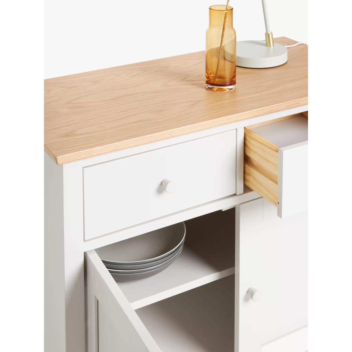 John Lewis ANYDAY Wilton Narrow Sideboard, Linen – image 5