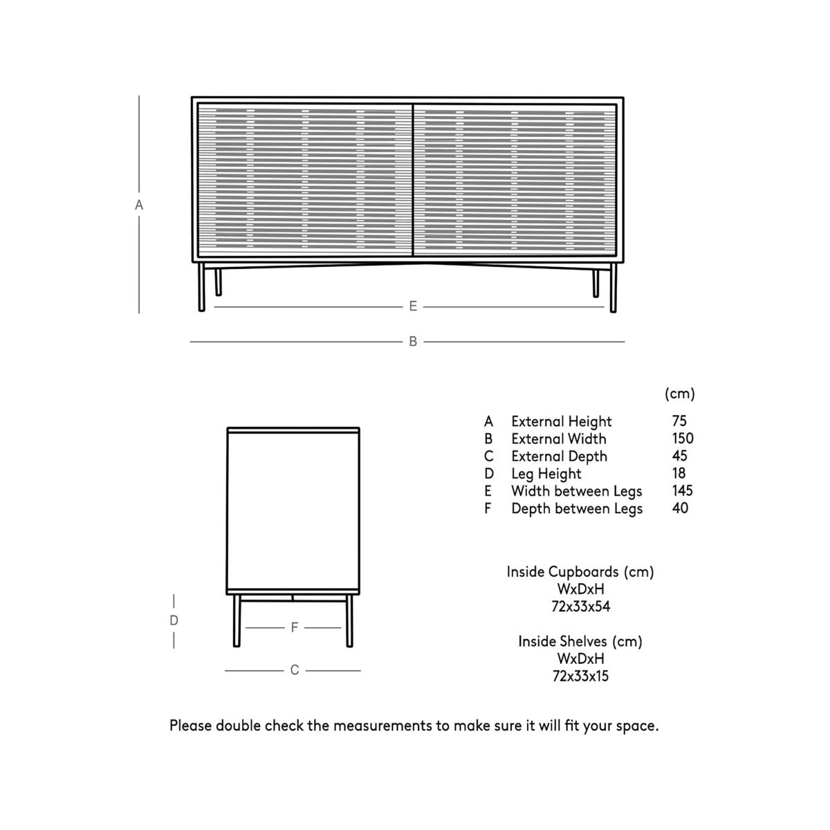 Swoon Weaving Sideboard, Natural – image 8