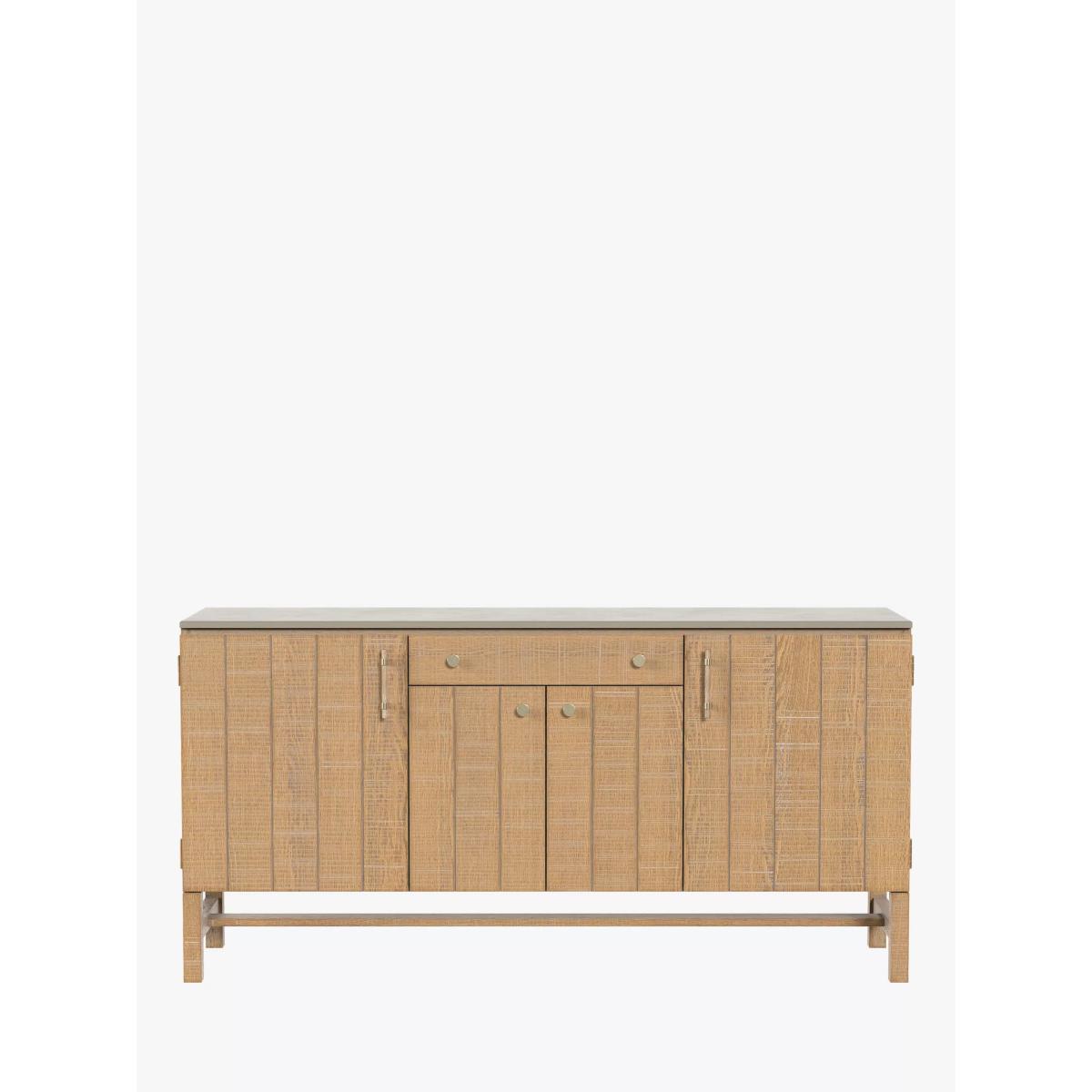 Laura Ashley Braystone 4 Door, 1 Drawer Sideboard, Washed Oak – image 2