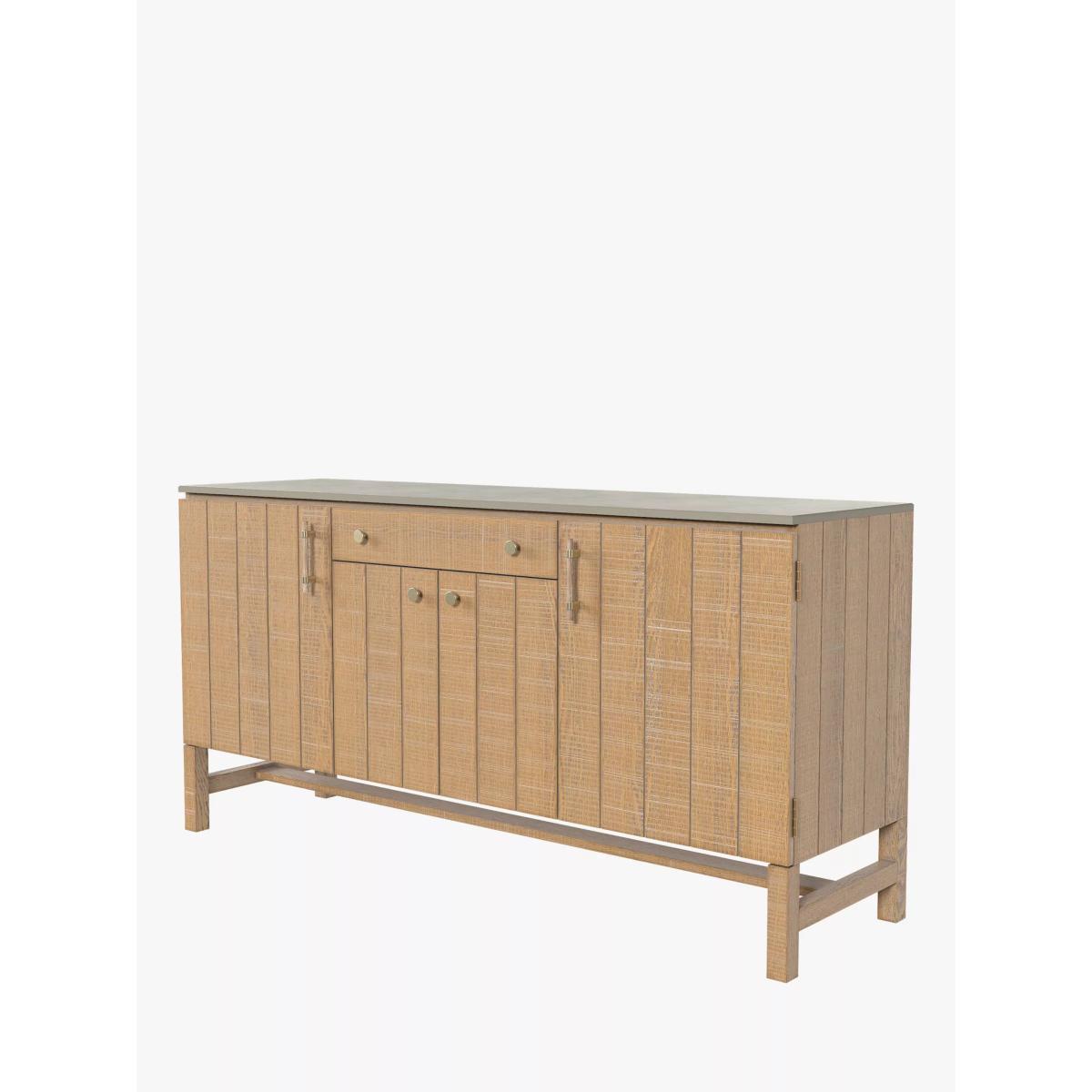 Laura Ashley Braystone 4 Door, 1 Drawer Sideboard, Washed Oak – image 3