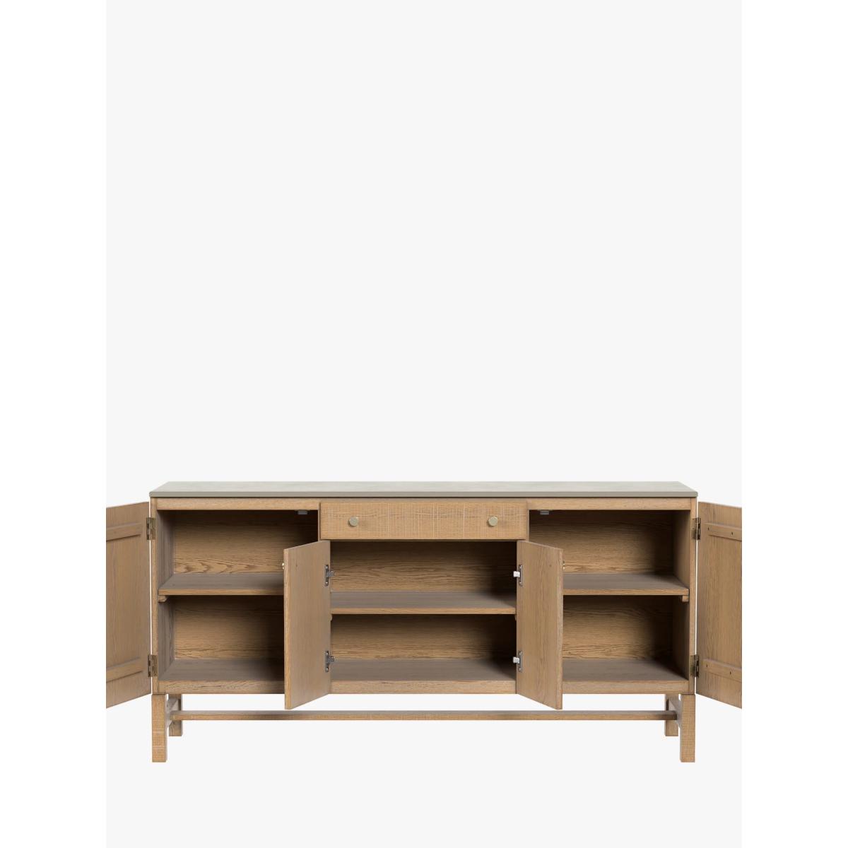 Laura Ashley Braystone 4 Door, 1 Drawer Sideboard, Washed Oak – image 5