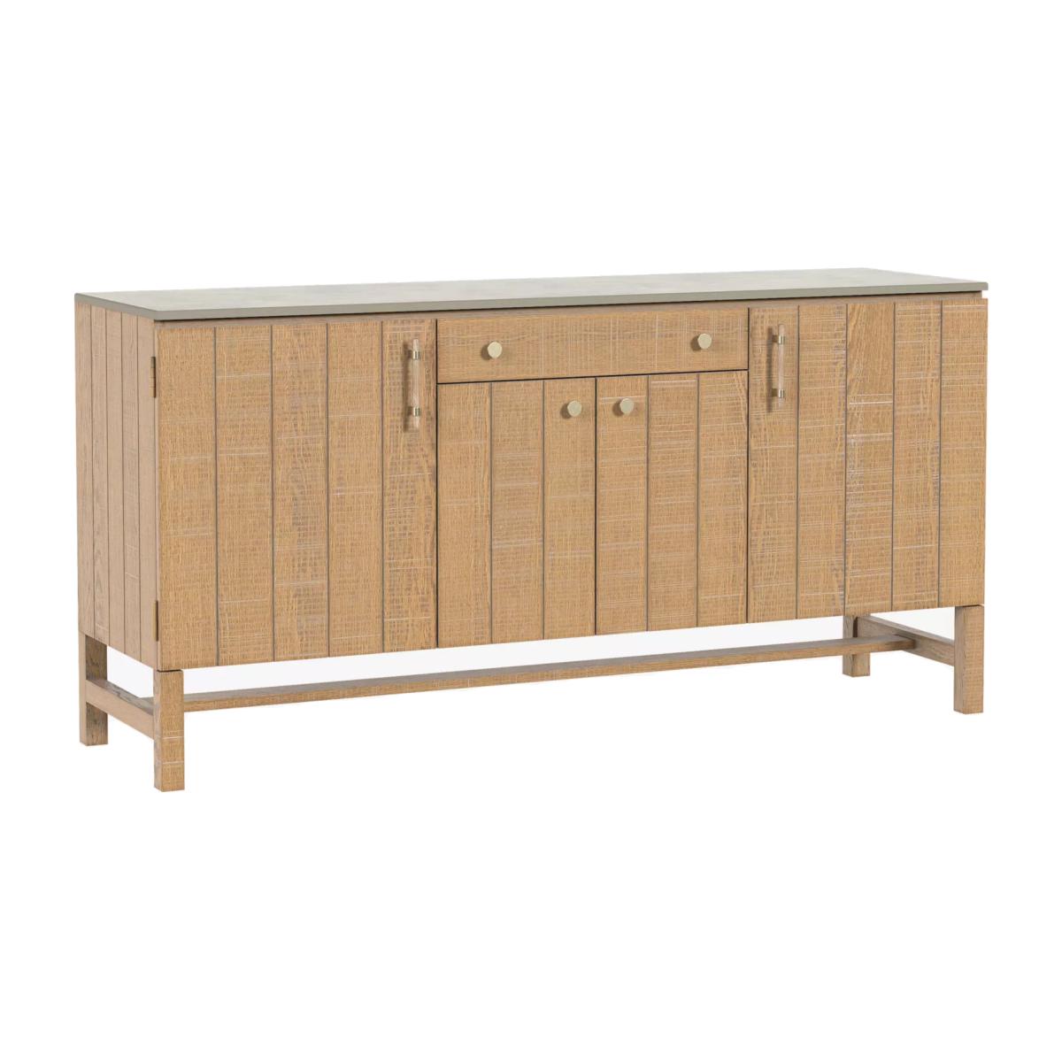 Laura Ashley Braystone 4 Door, 1 Drawer Sideboard, Washed Oak – image 1
