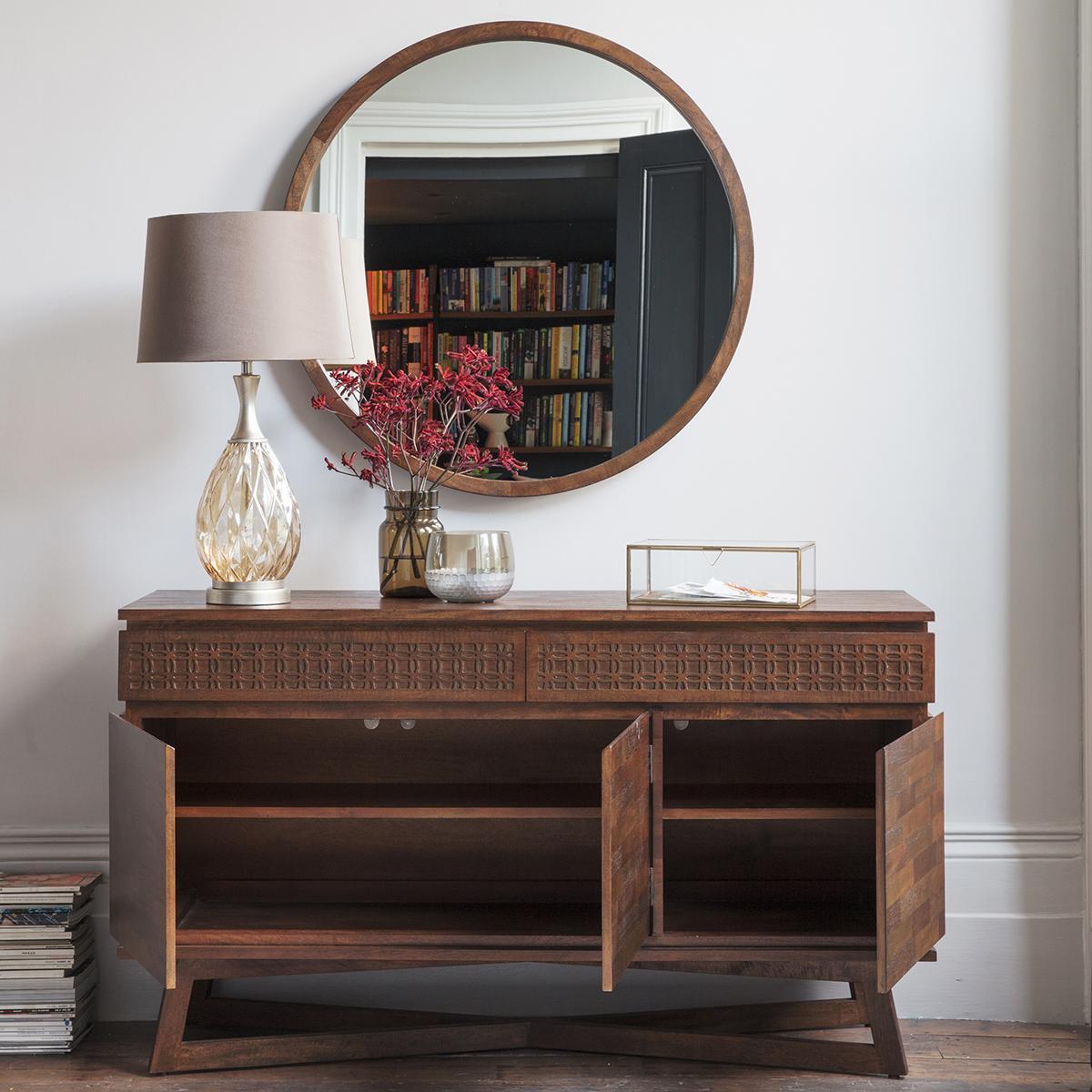 Boi Mango Wood Sideboard - Brown – image 1