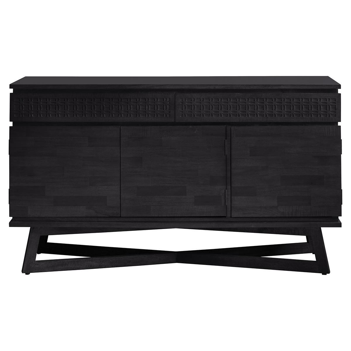 Khaleesi Mango Wood Sideboard - Black – image 2