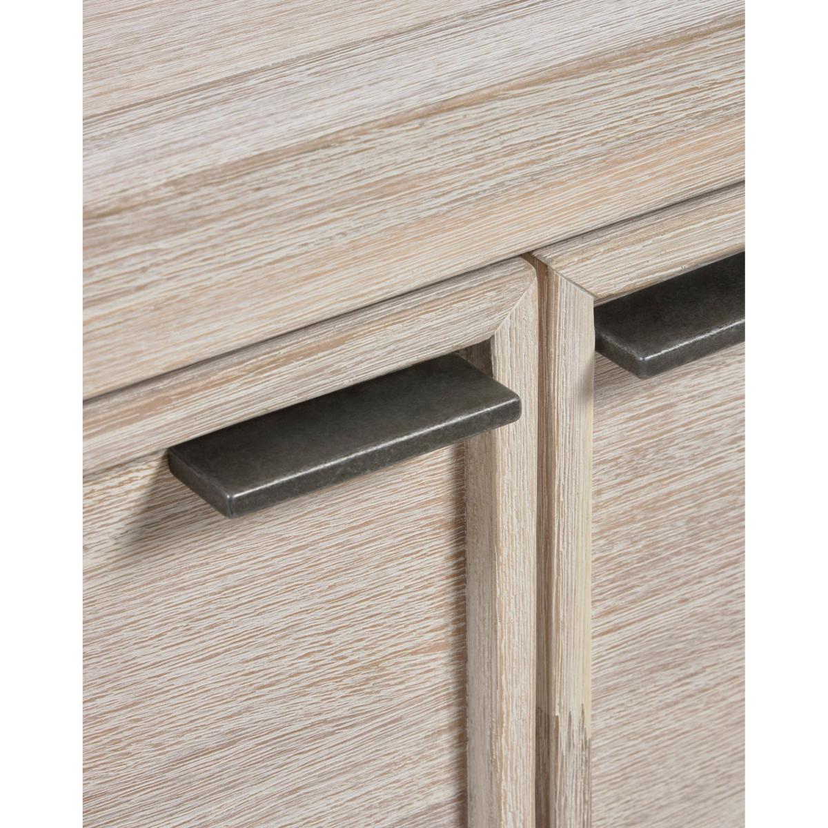 Alen solid acacia wood sideboard with 2 doors & 3 drawers, 185 x 80 cm – image 7