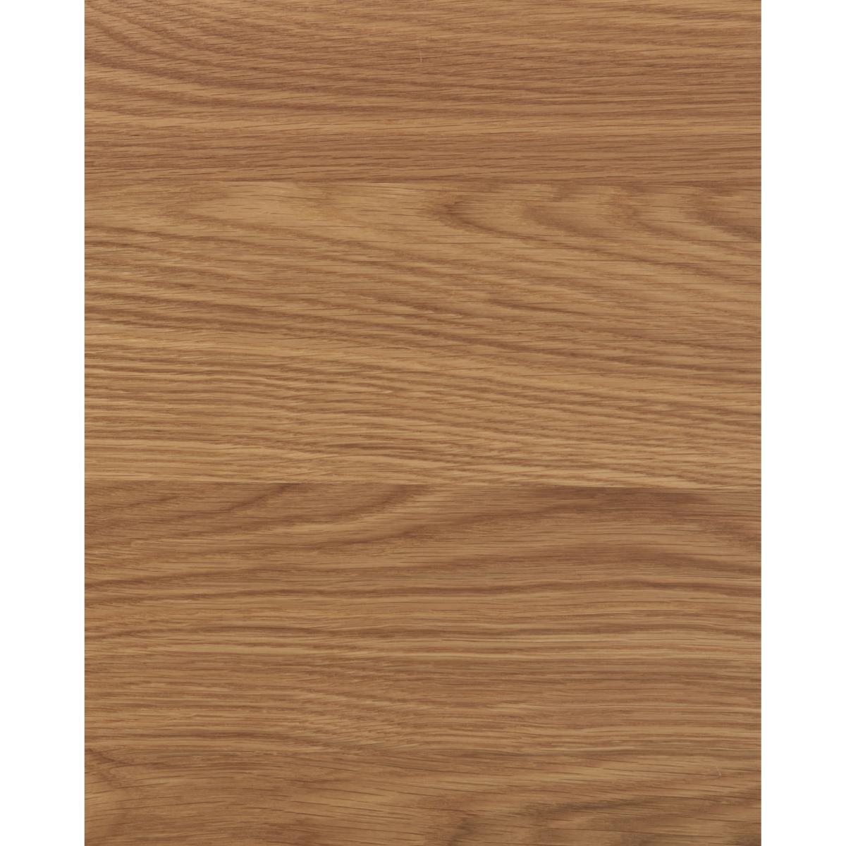 Rasha 3 door sideboard in oak veneer with natural finish, 150 x 71 cm – image 8