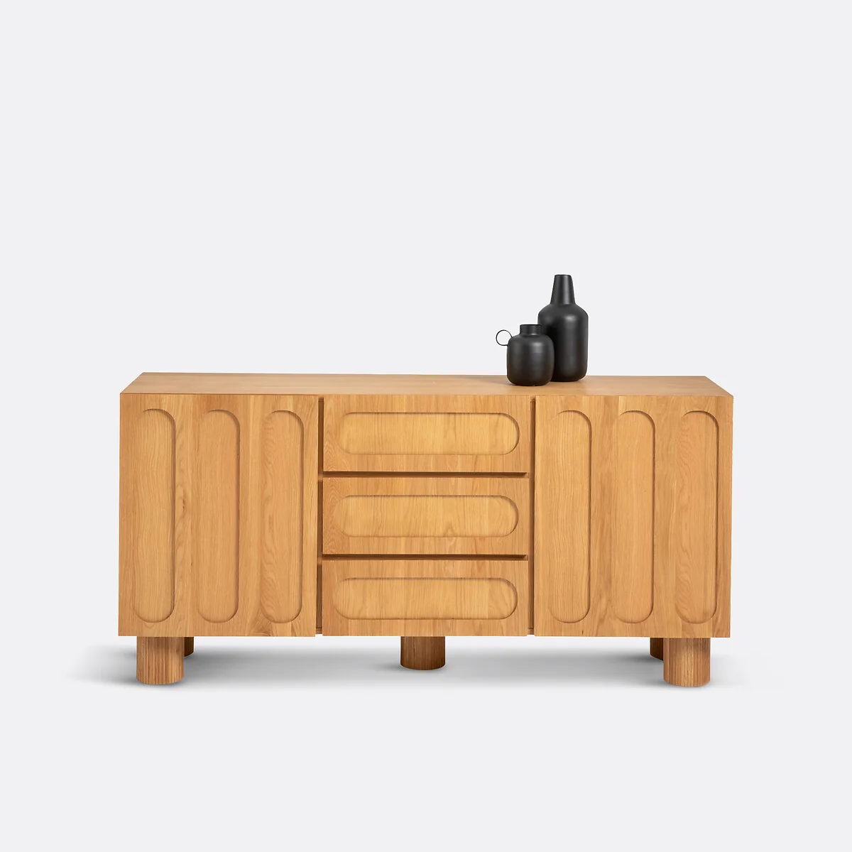 Cannelo Oak Veneered Sideboard – image 4