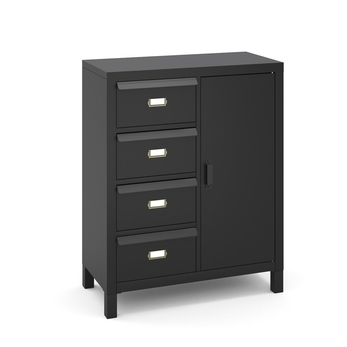 Hiba Cabinet with Cupboard and 4 Labelled Drawers – image 2