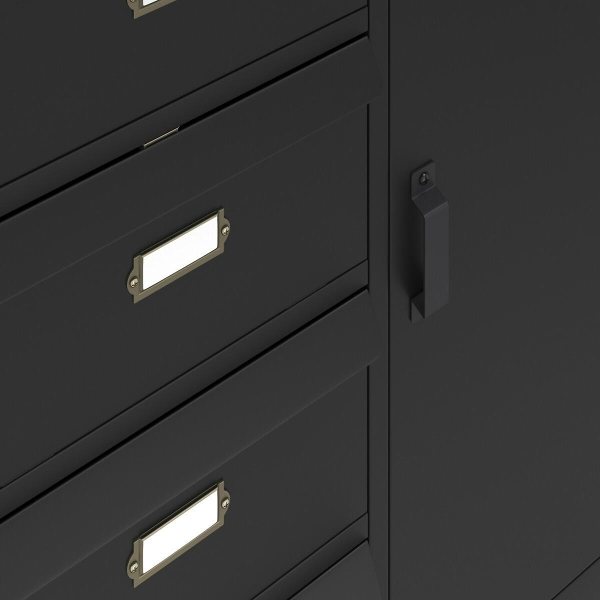 Hiba Cabinet with Cupboard and 4 Labelled Drawers – image 5