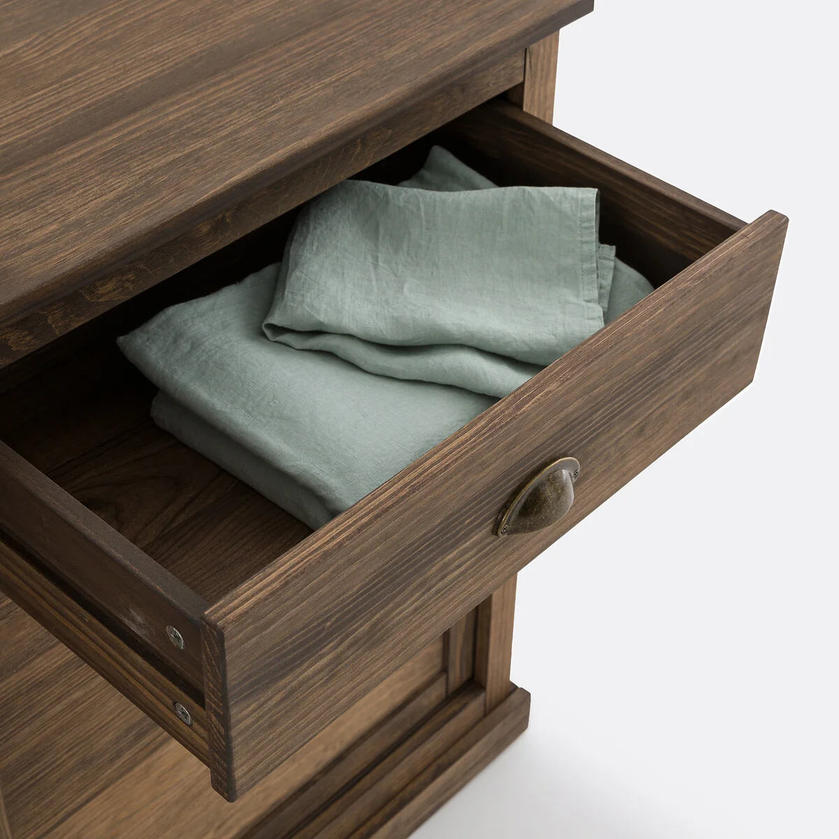 Lunja Sideboard with 2 Doors and 2 Drawers in Solid Pine and MDF – image 5