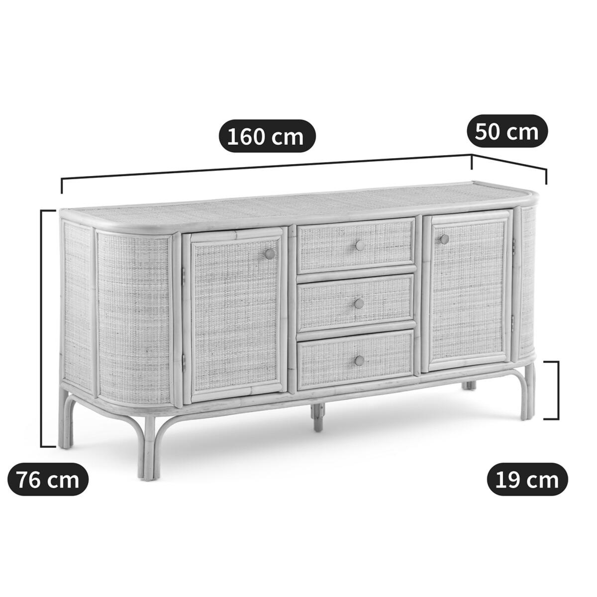 Ladara Rattan Sideboard – image 9