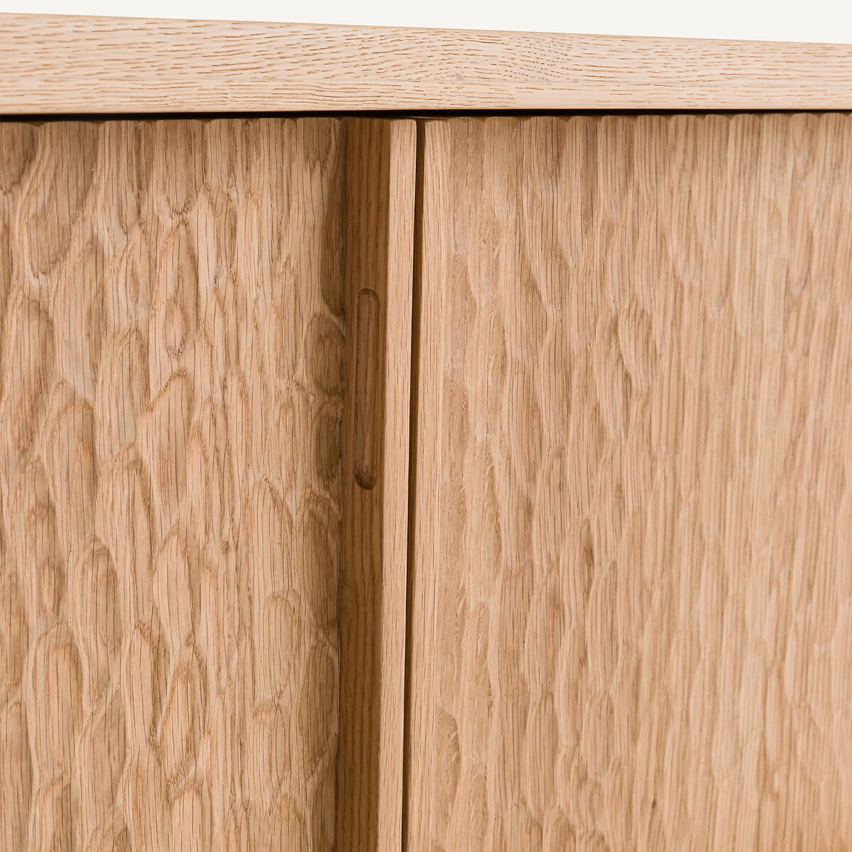 Gouge Sideboard with 4 Doors in Oak and Veneer – image 6
