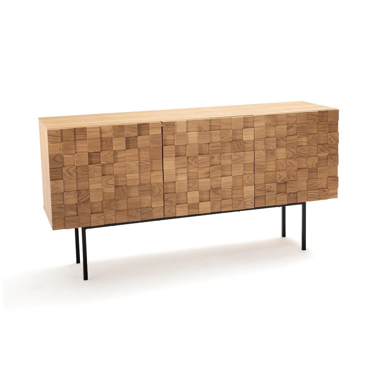 Madria Oak 3-Door Sideboard – image 2