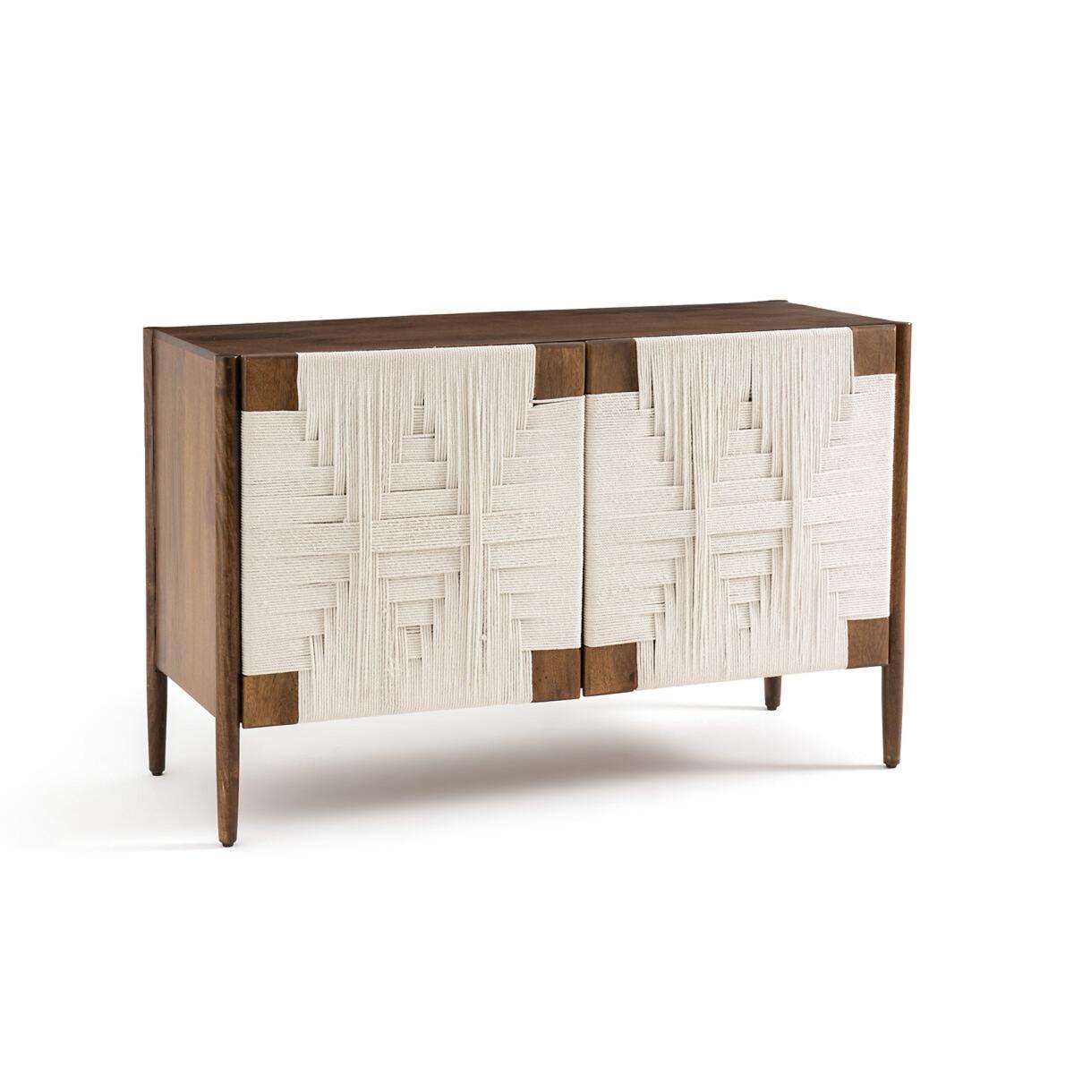 Jepara Solid Mango Wood and Braiding Sideboard – image 2