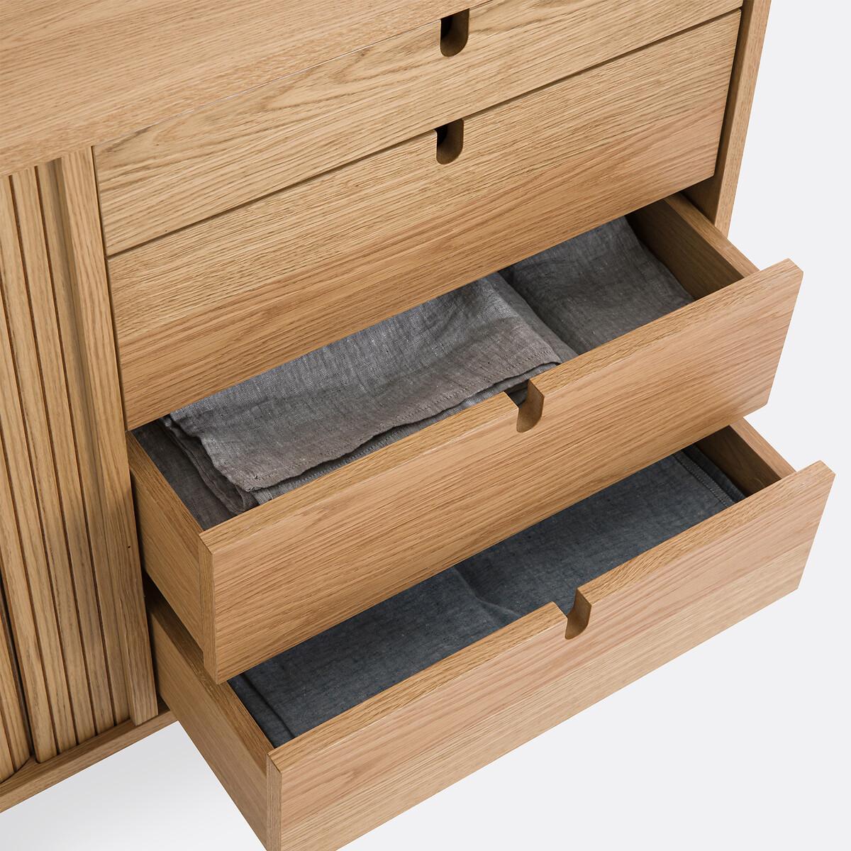 Strio Oak Sideboard with Sliding Doors – image 5