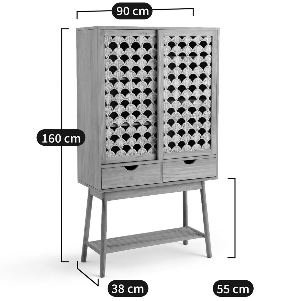 Palma Solid Teak Cabinet – image 5