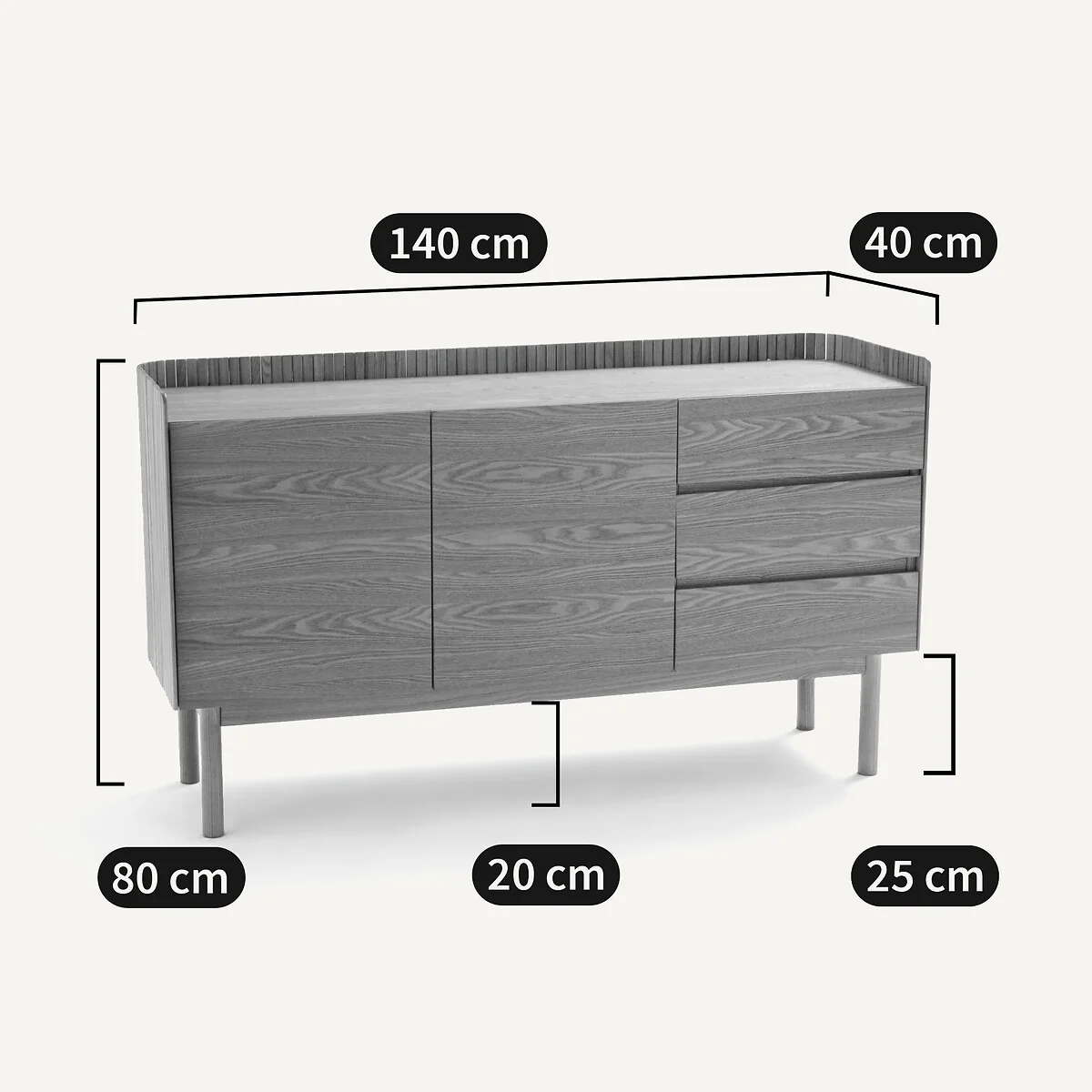 Lazar Ash Sideboard – image 7