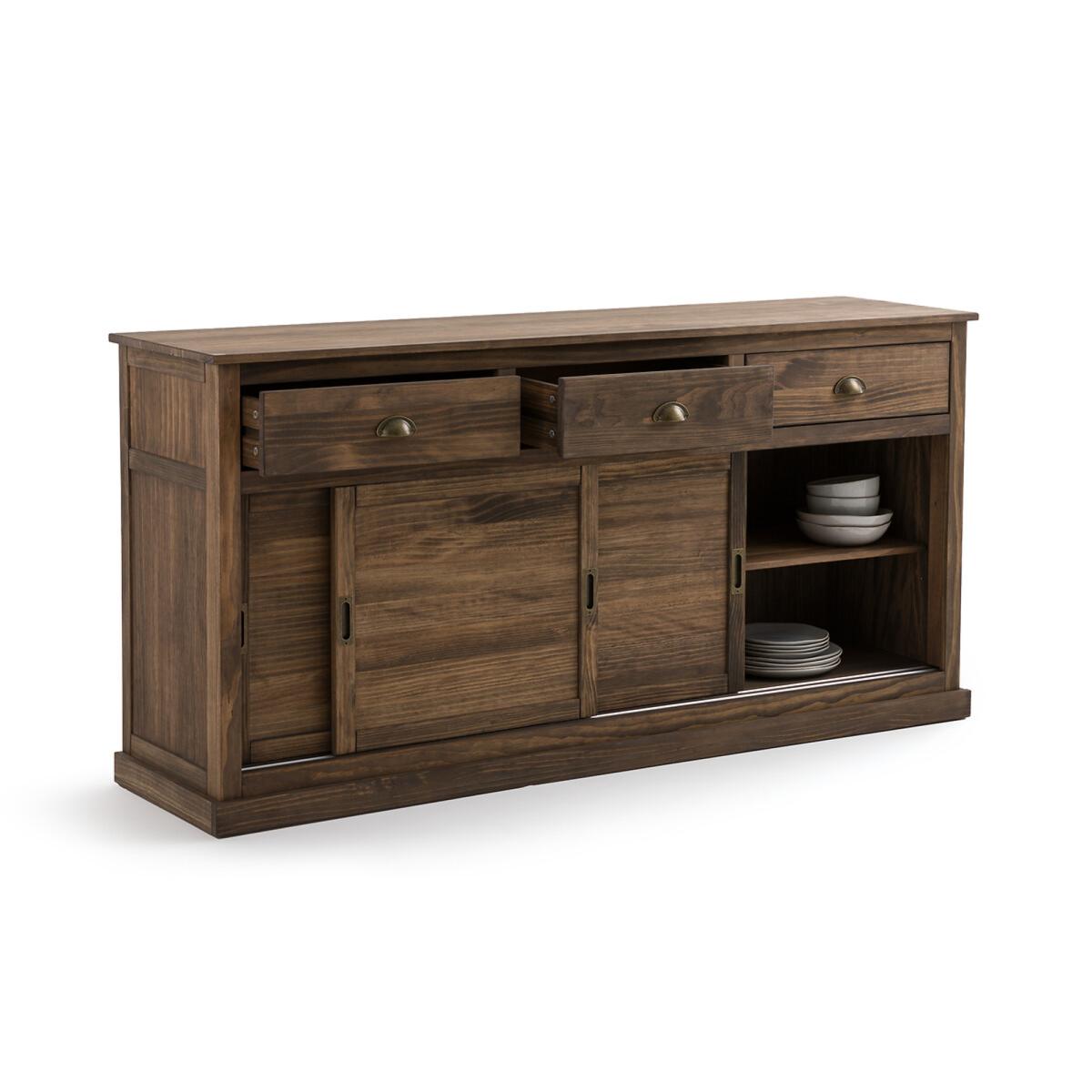 Lunja Solid Pine Triple Sideboard – image 3