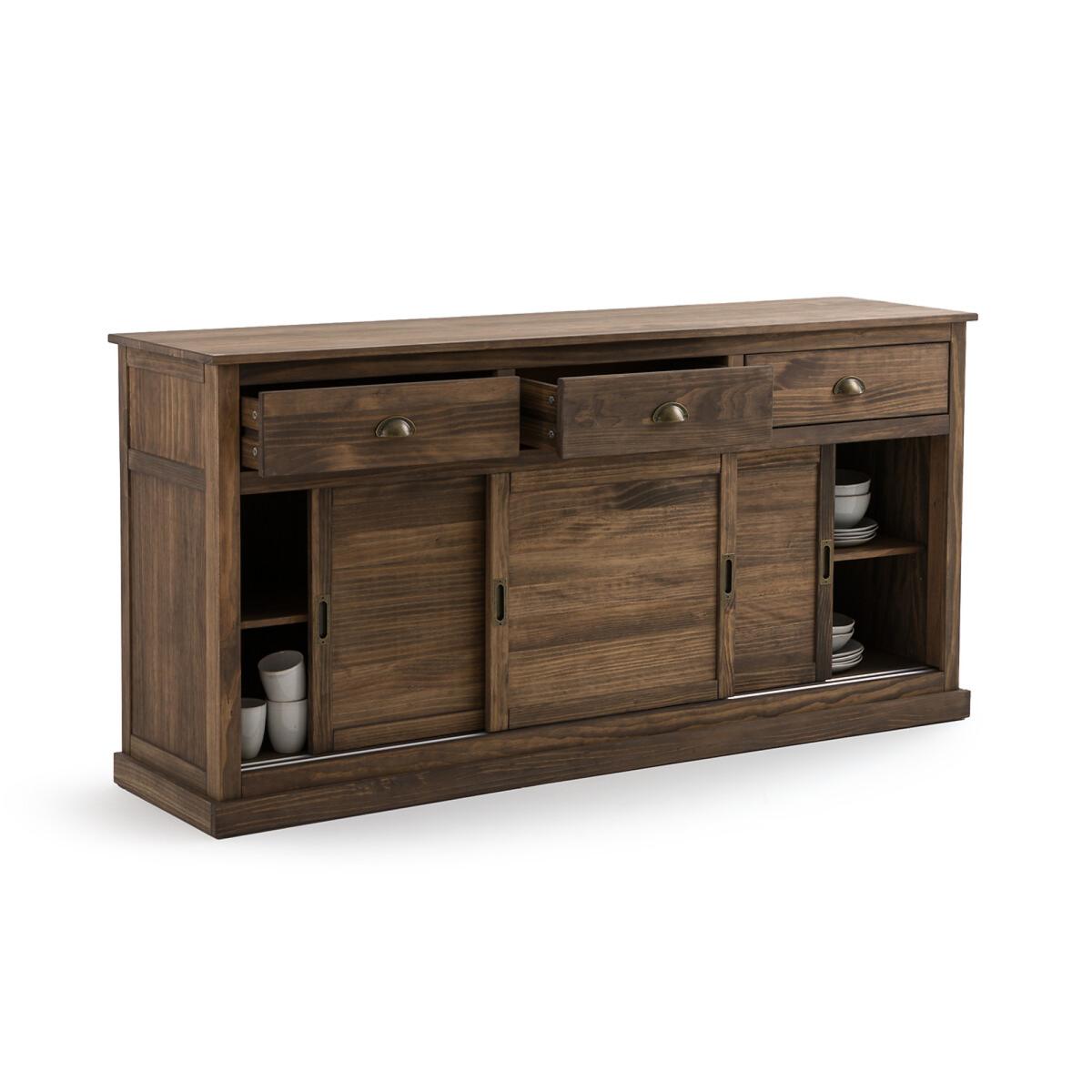 Lunja Solid Pine Triple Sideboard – image 4