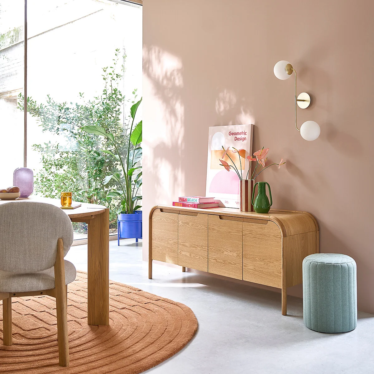 Lipa Oak and Veneer Sideboard – image 2